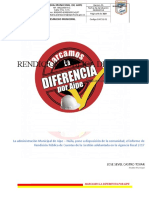 Informe Rendicion