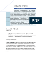 Encolantes Sinteticos