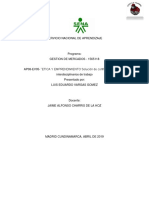 AP08-EV05 - "ETICA Y EMPRENDIMIENTO Solución de Conflictos en Equipos Interdisciplinarios de Trabajo