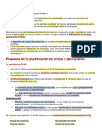 Planificación de Ventas y Operaciones