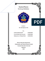 Stastical Physics: The Energy Distribution