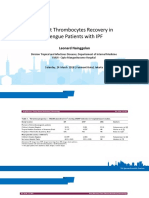 Leonard Nainggolan - Predict Thrombocytes Recovery in Dengue Patients With IPF