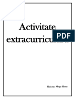 Activitate Extracurriculară La Istorie