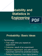 Probability and Statistics in Engineering