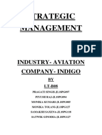 Strategic Management: Industry-Aviation Company - Indigo