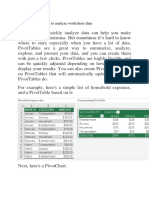 Create A Pivottable To Analyze Worksheet Data