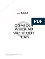 CGAiNX 4 Week Ab Workout Plan