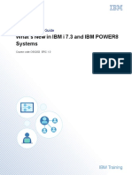 Front Cover: What's New in IBM I 7.3 and IBM POWER8 Systems