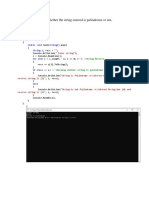 WAP To Check Whether The String Entered Is Palindrome or Not