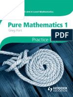 Cambridge International AS and A Level Mathematics Pure Mathematics 1 Practice Book PDF