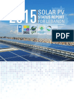 2015 Solar PV Status Report For Lebanon PDF