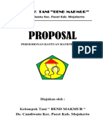 Proposal Handtraktor