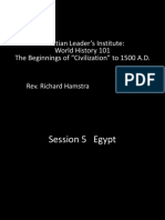 Christian Leader's Institute: World History 101 The Beginnings of "Civilization" To 1500 A.D