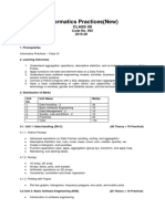 Informatics Practices (New) : Class Xii