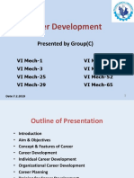 Career Development: Presented by Group (C)