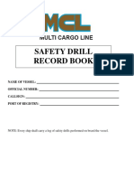 Safety Drill Book MCL