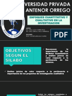 Enfoque Cuantitativo y Cualitativo en La Investigación