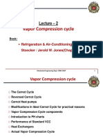 Vapor Compression Cycle: Refrigeration & Air-Conditioning by Wilbert F. Stoecker / Jerold W. Jones (Chapter 10)