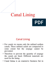 Canal Lining