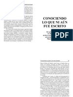 Conociendo Lo Que Ni Aun Fue Escrito LIBRO PDF