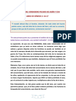 Analisis Del Verdadero Pecado de Adan y Eva PDF