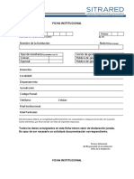 Ficha Institucional: Debe Haber Un Número en Cada Casillero (Ej. 00)