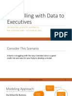 Storytelling With Data To Executives 09212016