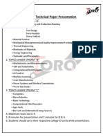 Technical Paper Presentation: 1. Topics Under Stream "A"