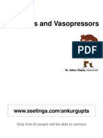 Inotropes and Vasopressors Final