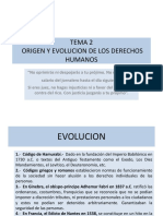 Tema 2 Concepto, Origen y Evolucion de Los Derechos Humanos