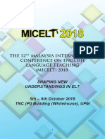 Micelt 2018 - Programme Book (Final) PDF