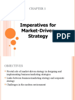 Imperatives For Market-Driven Strategy