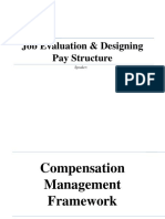 Job Evaluation & Designing Pay Structure: Seminar