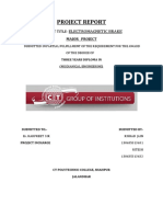 Diploma PROJECT TITLE - ELECTROMAGNETIC BRAKE