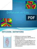 MT Diffusion in Gas F