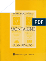 Rivano Juan - Introduccion A Montaigne (Scan) PDF