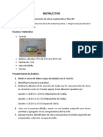 Instructivo de Test Kit