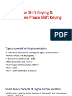 Phase Shift Keying & Quadrature Phase Shift Keying