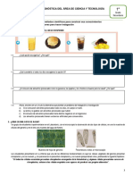 Evaluación Diagnóstica CyT - 1º