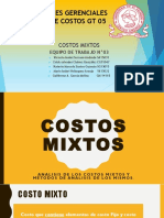 Costos Mixtos, Equipo de Trabajo 03