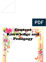 Content Knowledge and Pedagogy