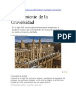 El Nacimiento de Las Universidades