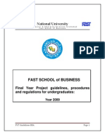 FYP Guidelines-BBA Final Version