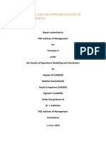 Estimating Service Level and Improving Efficiency of Pharmacy in PSG Hospital