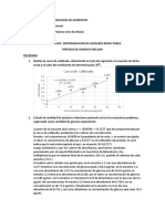 PRÁCTICA #1 - Azúcares Reductores