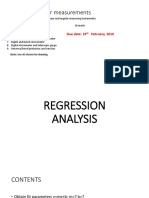 Assignment 1 Linear and Angular Measurements: Due Date: 19 February, 2019