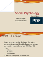 David Myers Chapter Eight Group Influence: ©2013 Mcgraw-Hill Companies 1