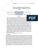 The Effectiveness of Sandplay Therapy in Reducing Symptoms of Separation Anxiety in Children 5 To 7 Years Old