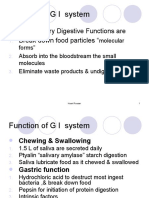 Function of G I System: The Primary Digestive Functions Are Break Down Food Particles "