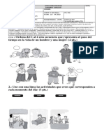 Prueba Ciencias Historia Primero Básico